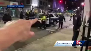 Viral social media video claims Boston Police damaged its own cruiser; That's wrong