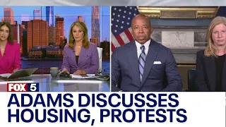 NYC migrant crisis: Mayor Adams discusses housing, protests