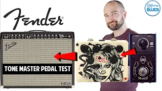 How does the Fender Twin Tone Master Take Pedals?
