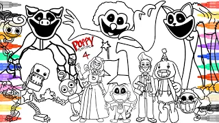 POPPY PLAYTIME CHAPTER 4 Coloring Pages / How to Color All New Bosses and Monsters / NCS