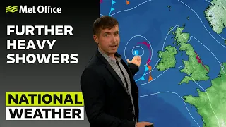 03/08/2023 – The Showery Theme Persists – Evening Weather Forecast UK – Met Office Weather