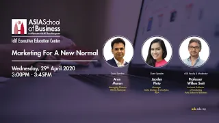 Webinar | COVID-19 | Marketing For A New Normal | ASB
