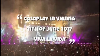 Coldplay Live in Vienna - Viva La Vida | TA-DAH.TV