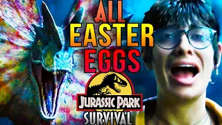 NEW LORE, CANON & DINOSAURS In Jurassic Park SURVIVAL - ALL EASTER EGGS