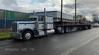 Разгрузка И немного ништяков для трака Peterbilt 389￼