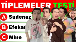 Efekan, Ebubekir Sıddık, Sudenaz❤️ | Mete Kayagil Tipleme Testi😂