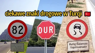 Ograniczenie prędkości do 82 km/h ma swoje dziwne wyjaśnienie… Znaki drogowe w Turcji 🇹🇷