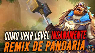 Como upar level MUITO rápido (menos de 4h) no Remix de Mists of Pandaria com 300% de buff de XP!