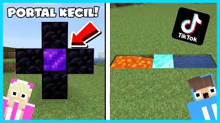 MIPAN & ZUZUZU Coba TikTok Hacks Paling Aneh Di Minecraft! KALIAN HARUS COBAIN