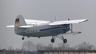 Antonov AN-2 Takeoff Hoogeveen Airport