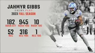 Jahmyr Gibbs Season Highlights | Every Run, Target, and Catch in 2023