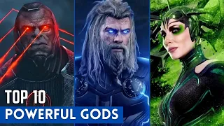 Top 10 Most Powerful Gods From Marvel And DC | From Thor, Wonder Woman To Odin And Darkseid!