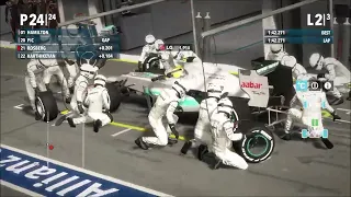 Codemasters F1 Game - All Teams Pitstops 2010-23