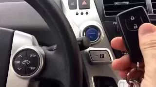 How to start a Toyota Prius with a dead battery in the Smart Key Fob