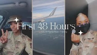 FIRST 48 HOURS OF BASIC TRAINING | US AIR FORCE | SAN ANTONIO TX (LACKLAND AFB) | RESERVIST