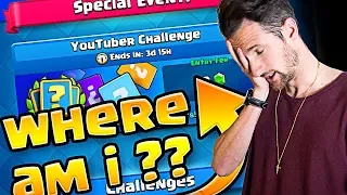 Wait...What, Clash Royale "Youtuber Challenge"... WHERE AM I?