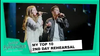 JESC 2018| 2nd Day Rehearsal| My Top 10