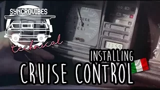 VW T3 - Electrical Cruise Control Install [syncrovibes technical]