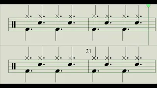 Tears For Fears - EVERYBODY WANTS TO RULES THE WORLD - Easy Drums Sheet