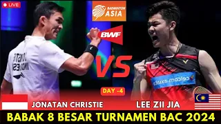 🔴PERTANDINGAN MEMANAS !! Jonatan CHRISTIE (INA) vs Lee Zii Jia | Badminton Asia Championship 2024