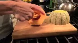 How to cut up cantaloupe in 60 seconds