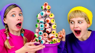 Mukbang Eyeball Jelly Fondue Challenge 초콜릿 퐁듀 챌린지 by Pico Pocky