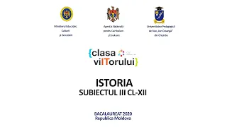 Istoria românilor și universală, Clasa 12, Lecția 3