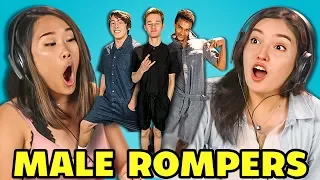 TEENS REACT TO MALE ROMPERS (#ROMPHIM)