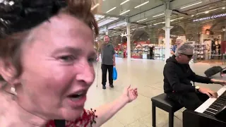 Homeless Lady Made Happy By Rock and Roll Encounter