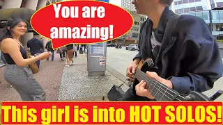 This GIRL is into HOT GUITAR SOLOS!