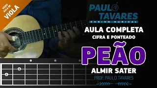 PEÃO - ALMIR SATER | AULA COMPLETA CIFRA E PONTEADO