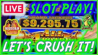 🔴 LIVE SLOT PLAY! LET'S CRUSH IT! HITTING JACKPOTS AT THE BIGHORN CASINO!