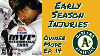 Early Season Injuries | Owner Mode Commentary | MVP Baseball 2005 | Ep. 14