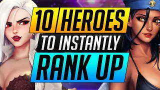 10 BEST Heroes to ABUSE for INSTANT RESULTS at EVERY RANK - Season 24 - Overwatch Guide