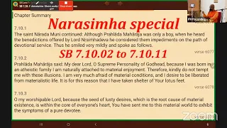 Narasimha Special: SB 7.10.02 to 7.10.11 #narsimha #bhagwatamcanto7 #bhaktprahlad