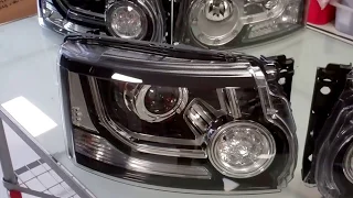 Land Rover Discovery 4 facelift upgrade grille & headlights