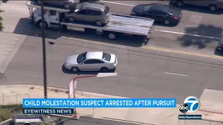 POLICE CHASE: Molestation suspect arrested after chase in Inland Empire | ABC7