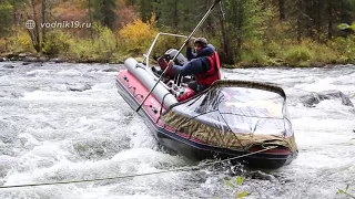 ЗАСАДИЛИ ЛОДКУ! #10 Экстремальный штурм порога на водометной лодке