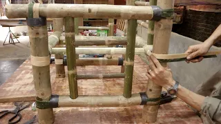 Creative Bamboo Design Ideas-How to Build a Bamboo Chair-Homemade Bamboo Furniture