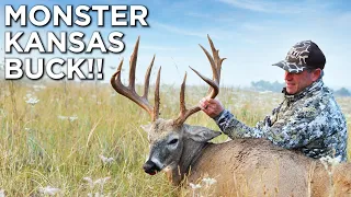 GIANT Kansas Whitetail!! | Muzzleloader Deer Hunting