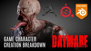 Daymare: 1998 - Game Character Breakdown (Blender - Zbrush - Substance Painter)