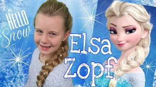 ELSA'S ZOPF❄französischer"Messy"Zopf aus die Eiskönigin❄coole Mädchen Zöpfe&Frisuren Tutorial