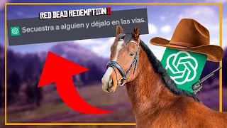 INTELIGENCIA ARTIFICIAL JUEGA RED DEAD REDEMPTION 2 por PRIMERA VEZ