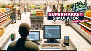 Supermarket Simulator - Abri Um Mercadinho!!!! [ PC - Gameplay 4K ]