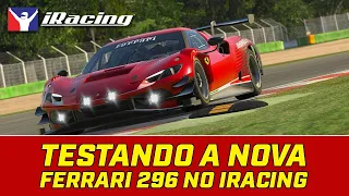 Testando a Ferrari 296 GT3 na atualização do Iracing - Monza