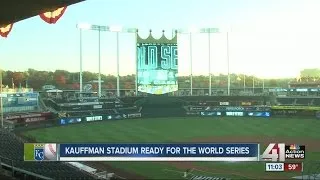 Kauffman Stadium ready for World Series