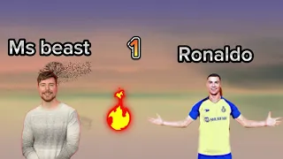 Ronaldo Vs ms beast 😅 | marble vs keeper