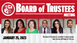 LBCCD - Board of Trustees Meeting - January 25,2023