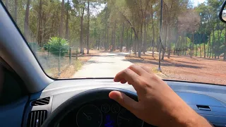 Driving through antalya konyaalti