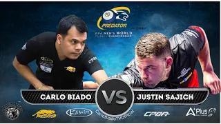 Carlo Biado VS Justin Sajich◻️World 10 ball Championship